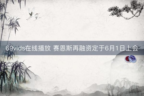 69vids在线播放 赛恩斯再融资定于6月1日上会